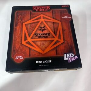 NEW 2025 Stranger Things D20 LED Neon Light Paladone Netflix